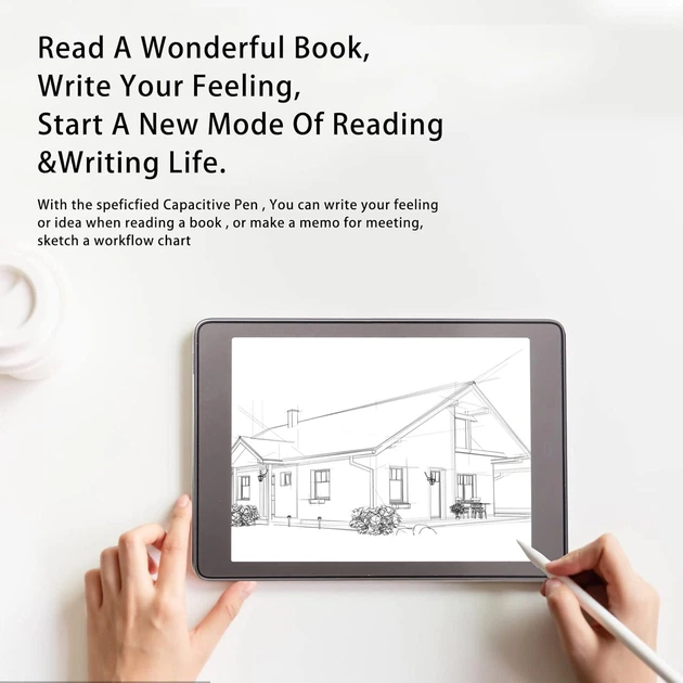 Электронная книга 7.8" Meebook P78 Pro / 32Gb / Android 11 / Wi-Fi / Bluetooth / Micro SD / E-Ink экран (1404 x 1872) / Серый Б/В - изображение 4