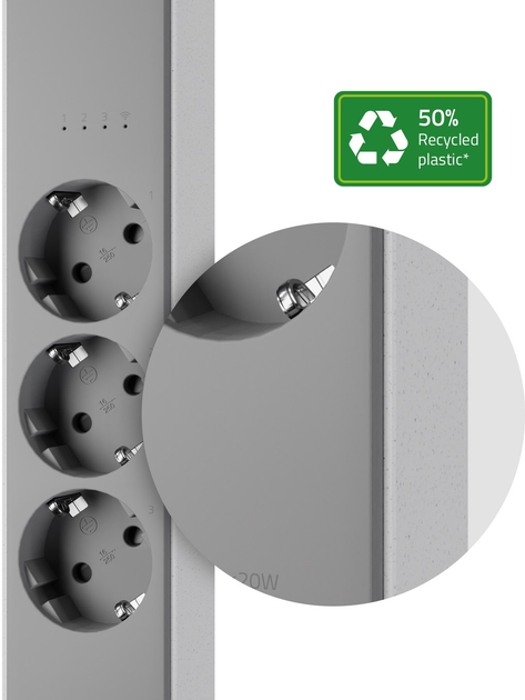 Inteligentny przedłużacz Hombli Smart Power Strip (8721022290300) - obraz 7
