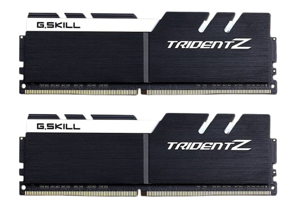 Оперативна пам'ять G.Skill 16GB (2x8GB) DDR4 3200MHz Trident Z Black White (F4-3200C16D-16GTZKW) Б/В - Фото 2 Оперативна пам'ять G.Skill 16GB (2x8GB) DDR4 3200MHz Trident Z Black White (F4-3200C16D-16GTZKW) Б/В - изображение 2