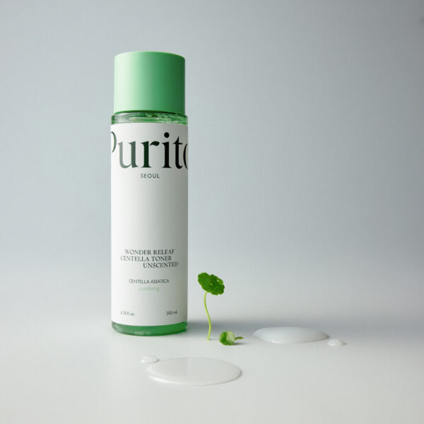 Wonder Releaf Centella Toner Unscented Заспокійливий тонер з центеллою без ефірних олій Purito seoul 200ml - зображення 2