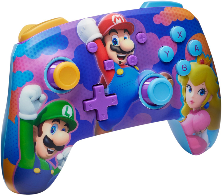 Контролер PowerA Nintendo Switch Enhanced Wireless Controller - Color Splash Heroes (0617885091117) - зображення 2