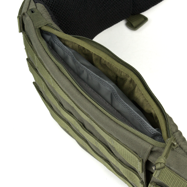Разгрузочный пояс Dozen Tactical War Belt Ballistic Protection "Olive" - изображение 6