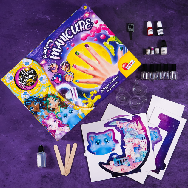 Zestaw do manicure Lisciani The Moon Academy Księżycowy manicure PL105649 (8008324108039) - obraz 3