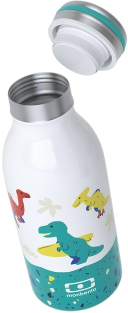 Butelka termiczna Monbento Cooly Graphic Dino 350 ml (3760367953667) - obraz 3
