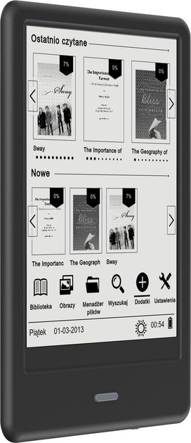 Czytnik e-booków Bemi Cognita X Black (BRCGXBB) - obraz 3