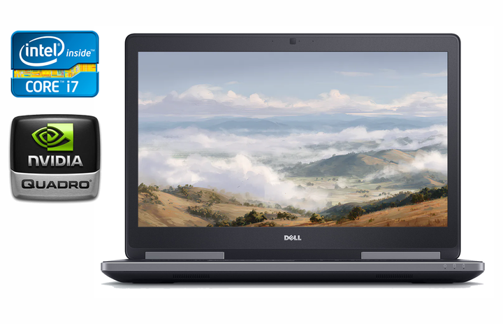 Мобильная рабочая станция Б-класс Dell Precision 7720 / 17.3" (1920x1080) IPS / Intel Core i7-7820HQ (4 (8) ядра по 2.9 - 3.9 GHz) / 32 GB DDR4 / 512 GB SSD / nVidia Quadro P3000, 6 GB GDDR5, 192-bit / WebCam / Windows 10 б/у - Фото 1 Мобильная рабочая станция Б-класс Dell Precision 7720 / 17.3" (1920x1080) IPS / Intel Core i7-7820HQ (4 (8) ядра по 2.9 - 3.9 GHz) / 32 GB DDR4 / 512 GB SSD / nVidia Quadro P3000, 6 GB GDDR5, 192-bit / WebCam / Windows 10 б/у - изображение 1