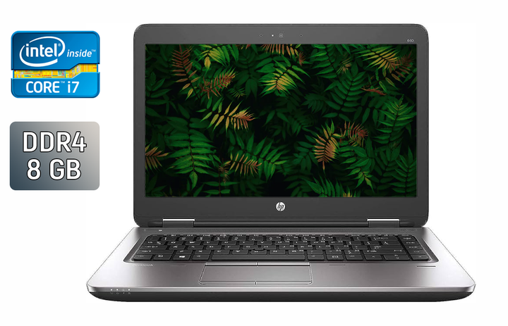 Ноутбук Б-класс HP ProBook 640 G2 / 14" (1920x1080) IPS / Intel Core i7-6600U (2 (4) ядра по 2.6 - 3.4 GHz) / 8 GB DDR4 / 500 GB HDD / Intel HD Graphics 520 / WebCam / Fingerprint / Windows 10 б/у - Фото 1 Ноутбук Б-класс HP ProBook 640 G2 / 14" (1920x1080) IPS / Intel Core i7-6600U (2 (4) ядра по 2.6 - 3.4 GHz) / 8 GB DDR4 / 500 GB HDD / Intel HD Graphics 520 / WebCam / Fingerprint / Windows 10 б/у - изображение 1