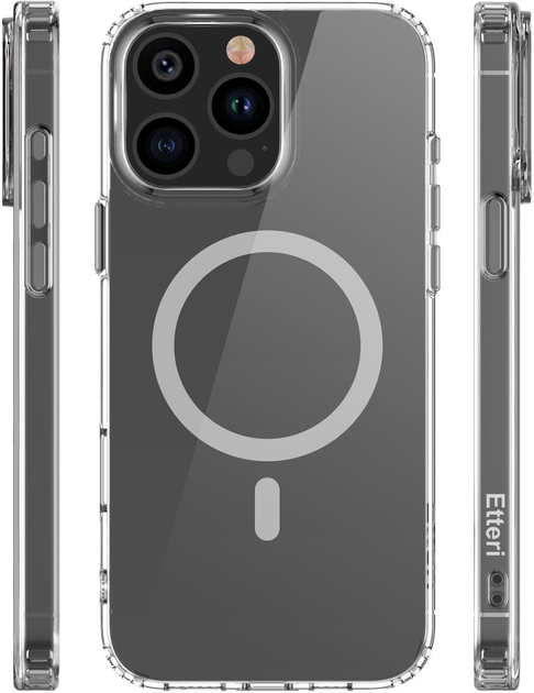 Etui plecki Etteri Color Mag do Apple iPhone 13 Pro Grey (5906961964328) - obraz 4