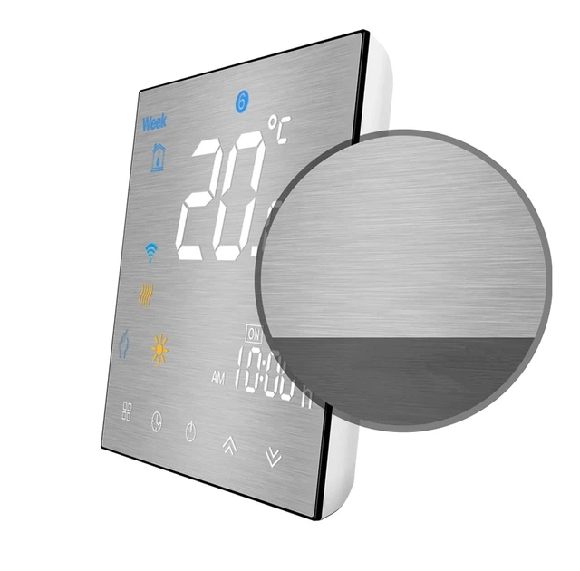 Программируемый терморегулятор In-Therm PWT 003 Wi-Fi Steel White со встроенным модулем удаленного Wi-Fi управления - изображение 6