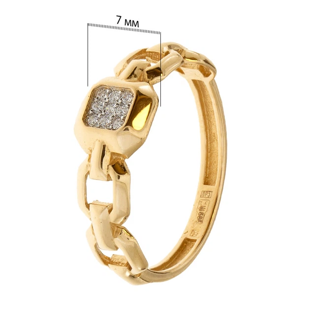 Кольцо Diamant К3734 (564553) 17.0 - Фото 2 Кольцо Diamant К3734 (564553) 17.0 - изображение 2