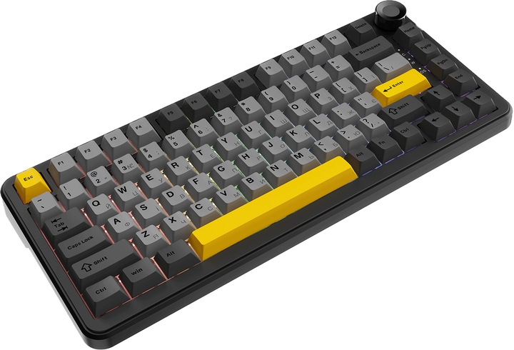 Клавиатура механическая проводная Ajazz AK820 MAX Magnetic Switch RGB USB Black (AK820MAX-WM-BGY) - Фото 2 Клавиатура механическая проводная Ajazz AK820 MAX Magnetic Switch RGB USB Black (AK820MAX-WM-BGY) - изображение 2