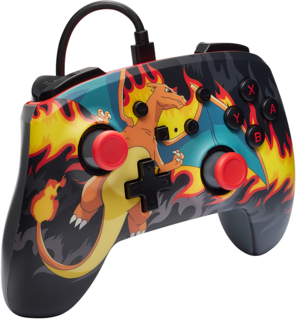 Kontroler PowerA Enhanced Wired Controller - Charizard Firestorm (0617885090318) - obraz 2