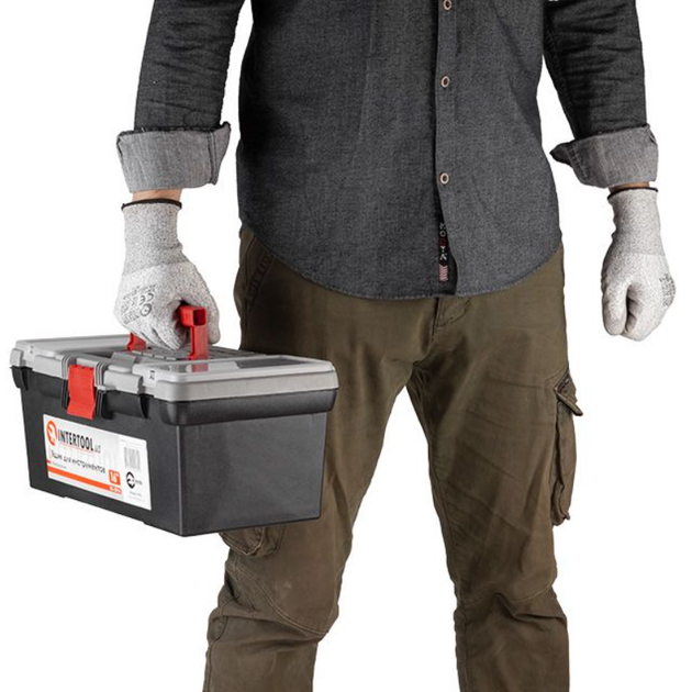 Ящик для инструмента Intertool 16" BX-0016 (BX-0016) - Фото 2 Ящик для инструмента Intertool 16" BX-0016 (BX-0016) - изображение 2