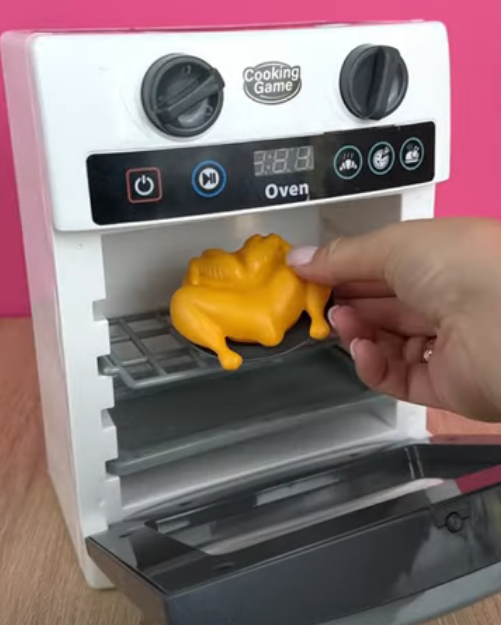 Игрушечная Плита с Духовкой для Детей со Звуком и Светом Кухня с Аксессуарами - Фото 6 Игрушечная Плита с Духовкой для Детей со Звуком и Светом Кухня с Аксессуарами - изображение 6