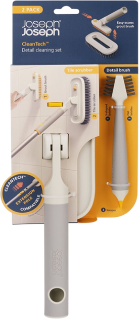 Zestaw szczotek do czyszczenia Joseph Joseph CleanTech 2 szt (5028420015089) - obraz 20
