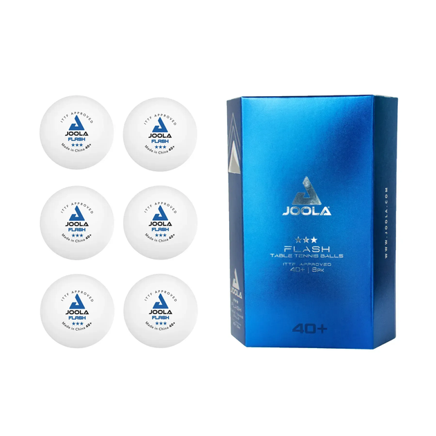 М'ячі для настільного тенісу Joola Flash 40+ White 6 шт (40041) - зображення 3