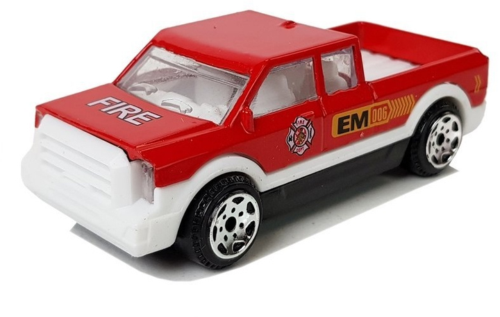 Набір ресорних іграшок LEAN Toys Пожежні автомобілі 1:64 6 шт 7596 (5905323219038) - зображення 6