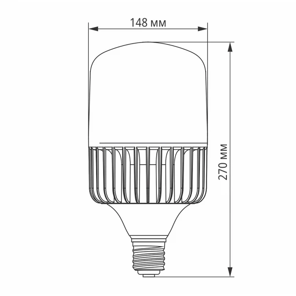 LED лампа VIDEX A145 100W E40 5000K - изображение 3