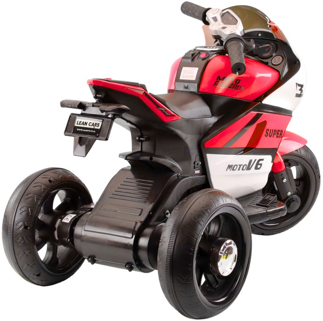Motorek dla dzieci LEAN Toys HT-5188 Czerwony 9123 (5904204751421) - obraz 4