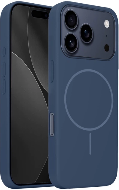 Чехол для смартфона MAKE Silicone Solo для Apple iPhone 17 Pro Max Denim (MCSO-AI17PMDN) - Фото 3 Чехол для смартфона MAKE Silicone Solo для Apple iPhone 17 Pro Max Denim (MCSO-AI17PMDN) - изображение 3