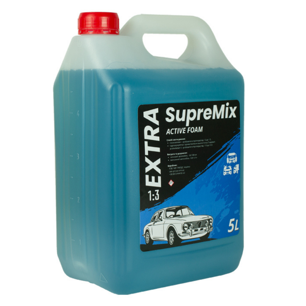 Активна піна для безконтактної мийки SupreMix EXTRA 1:3 5 л - зображення 2