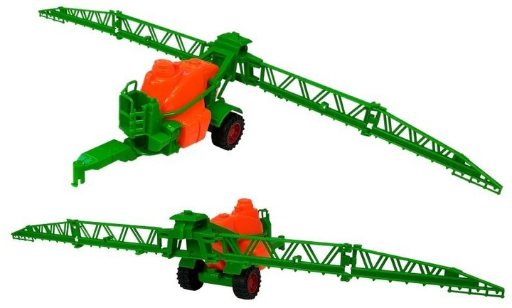 Набір іграшок LEAN Toys Фермерські автомобілі Трактор з обприскувачем та пресом 4201 (5905991032038) - зображення 8
