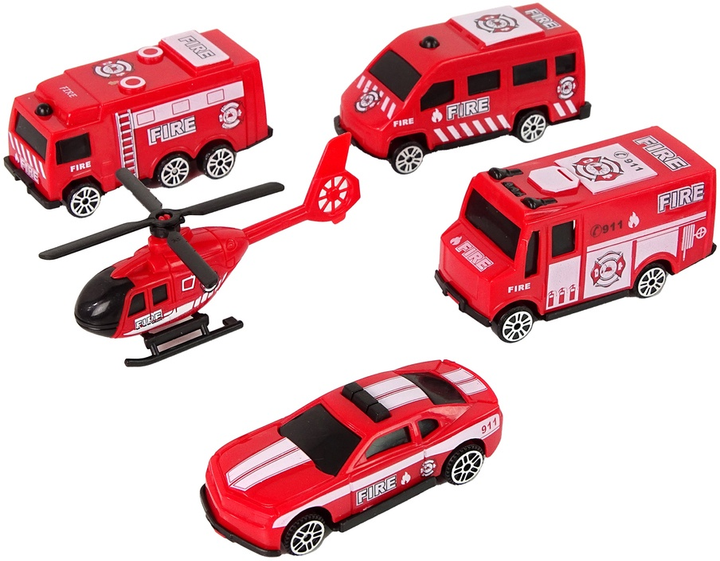Набір машинок LEAN Toys Пожежна служба + Швидка допомога 14856 (5905515353212) - зображення 3