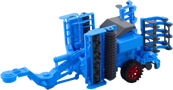 Zabawka LEAN Toys Traktor rolniczy z broną talerzową ruchoma 24795 (5905991058458) - obraz 5