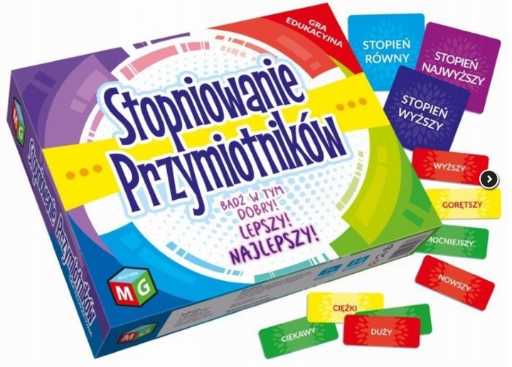 Gra planszowa edukacyjna Multigra Stopniowanie przymiotników (5906395300686) - obraz 2
