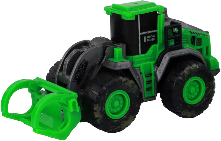 Zestaw LEAN Toys Pojazdy farmerskie Traktory 4 szt Zielone 15412 (5905515357906) - obraz 4