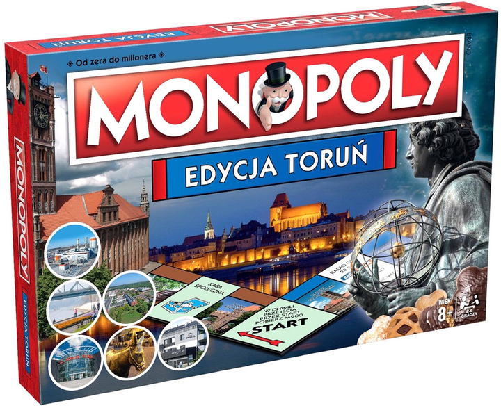Настільна гра Winning Moves Монополія: Видання Торунь (5036905003018) - зображення 1