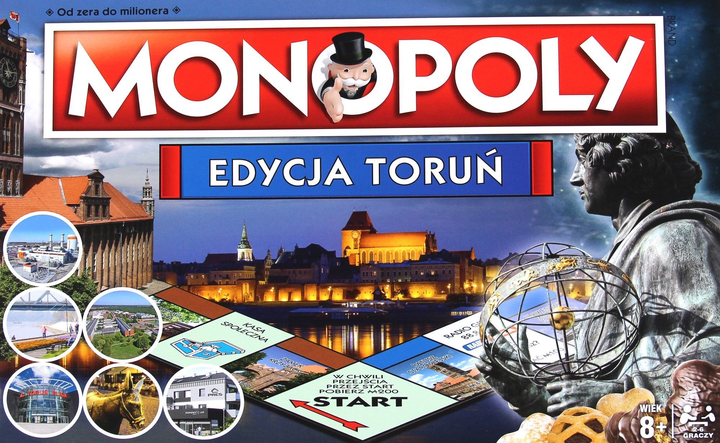 Настільна гра Winning Moves Монополія: Видання Торунь (5036905003018) - зображення 3