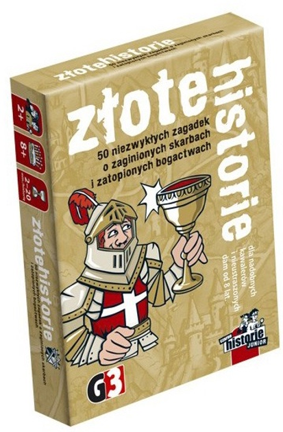 Gra planszowa G3 Czarne Historie Junior Złote historie (5902020445708) - obraz 1