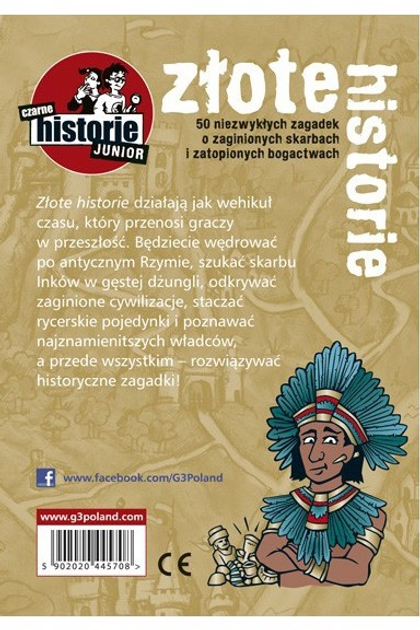 Gra planszowa G3 Czarne Historie Junior Złote historie (5902020445708) - obraz 3