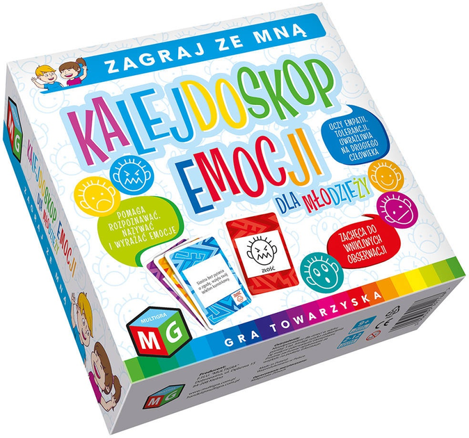 Gra planszowa Multigra Zagraj ze mną Kalejdoskop emocji dla młodzieży (5906395301171) - obraz 1