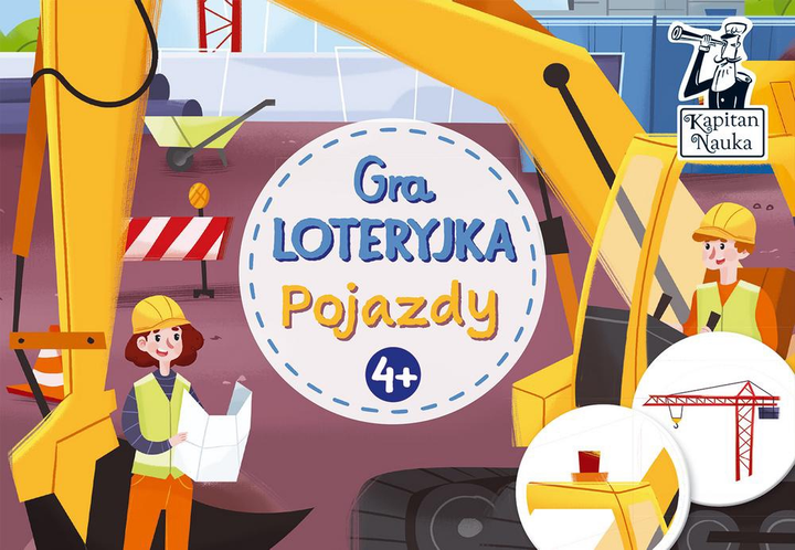 Gra planszowa Edgard Kapitan Nauka Gra Loteryjka Pojazdy (5903699821497) - obraz 3