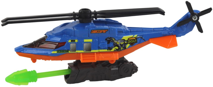 Набір іграшок LEAN Toys Парк динозаврів Гелікоптер з динозавром Синій 15942 (5905679074886) - зображення 3