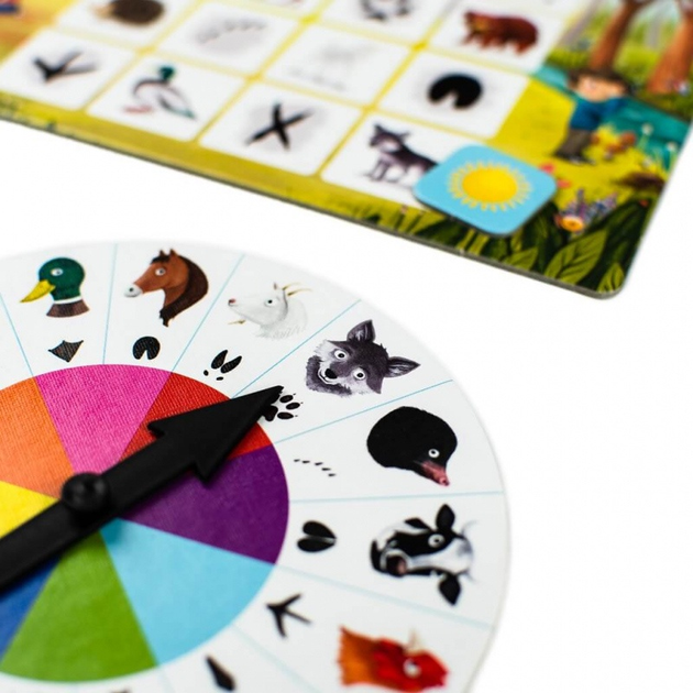 Настільна гра Kapitan Nauka Edgard Smart Bingo: на слідах тварин (5903699821534) - зображення 5