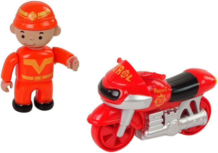 Набір іграшок LEAN Toys Пожежна станція зі звуком 1952 (5905515351621) - зображення 6