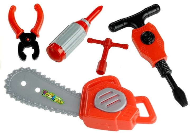 Набір іграшок LEAN Toys Пожежник з машиною та аксесуарами 14 шт. 3589 (5902808156895) - зображення 8