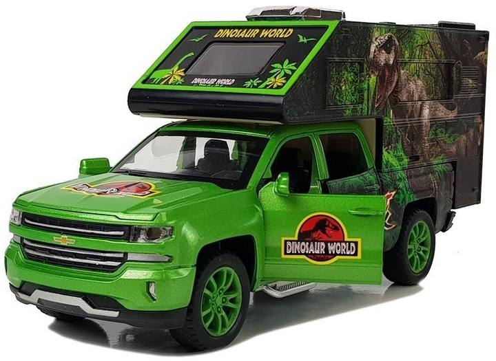 Іграшка LEAN Toys Кемпер з динозаврами Зелений 5969 (5908275997030) - зображення 5
