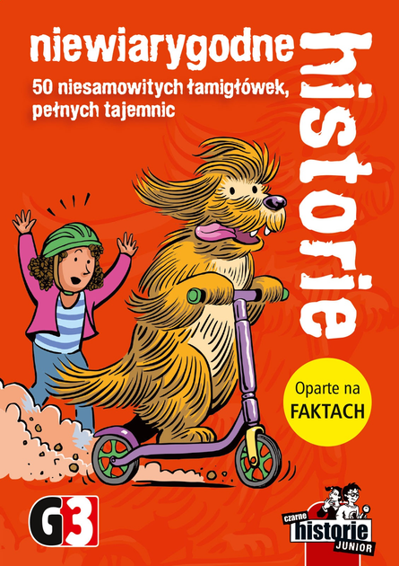 Gra planszowa G3 Czarne historie junior Niewiarygodne historie (5904413301745) - obraz 3