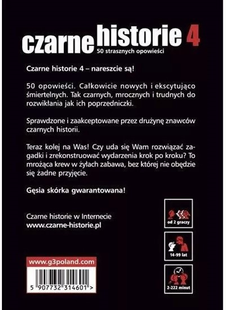 Gra planszowa G3 Czarne historie 4 (5907732314601) - obraz 8