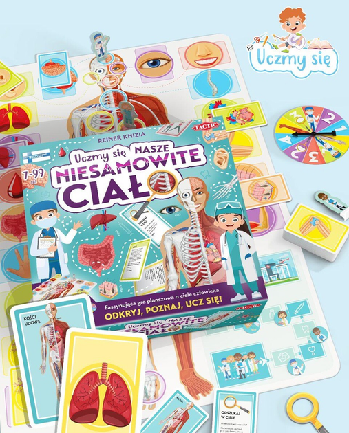 Gra planszowa Tactic Uczmy się Nasze niesamowite ciało (6416739605517) - obraz 9