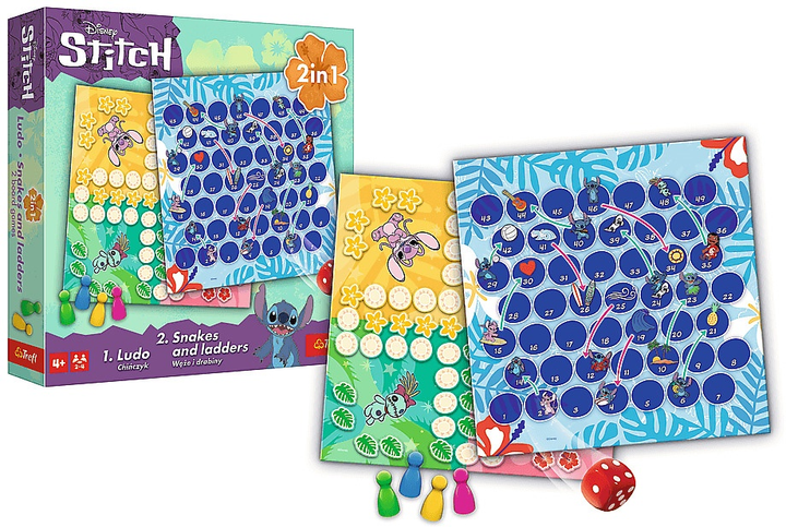 Gra planszowa Trefl 2w1 Disney Lilo Stitch (5900511026566) - obraz 4