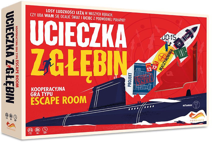 Gra planszowa Fox Games Ucieczka z głębin (5907078167657) - obraz 1
