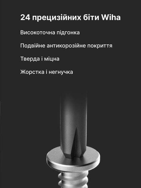 Магнитная отвертка прецизионная Xiaomi с набором бит 24 в 1 в футляре для точных работ с мелкими деталями телефонов, очков, часов, техники набор - изображение 5
