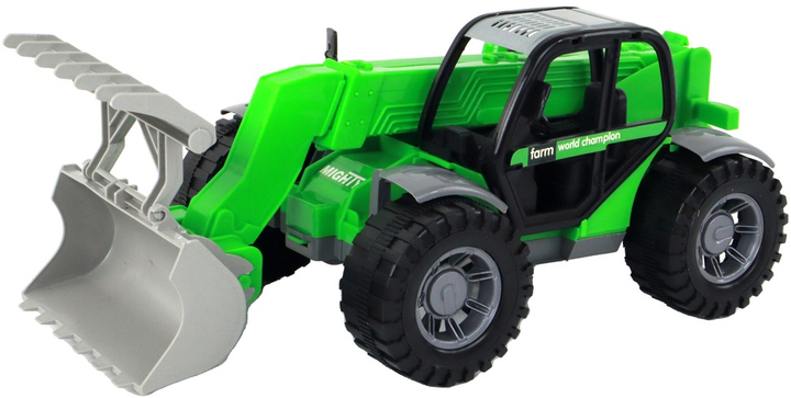 Сільськогосподарський транспортний засіб LEAN Toys Трактор з краном Зелений 16163 (5905679077115) - зображення 4
