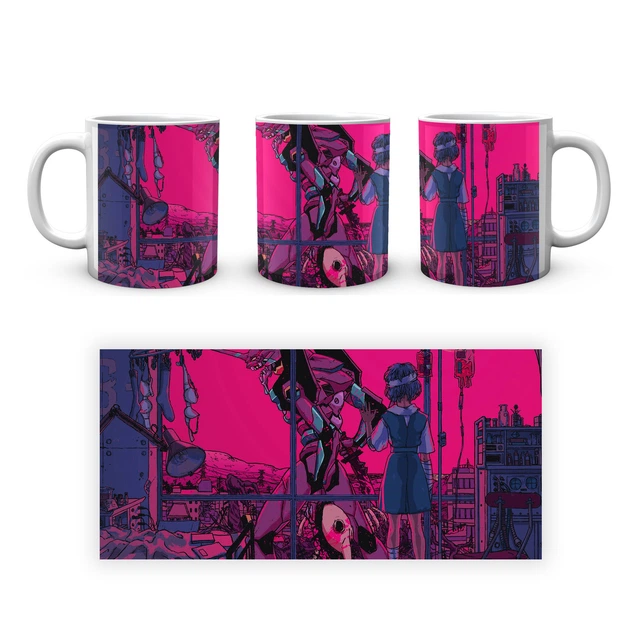 Кружка Evangelion Евангелион pink day EV 02.14 - изображение 8