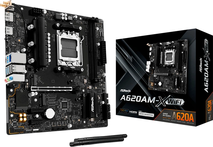 Płyta główna ASRock A620AM-X Wi-Fi (sAM5, AMD A620A, PCI-Ex16) - obraz 5